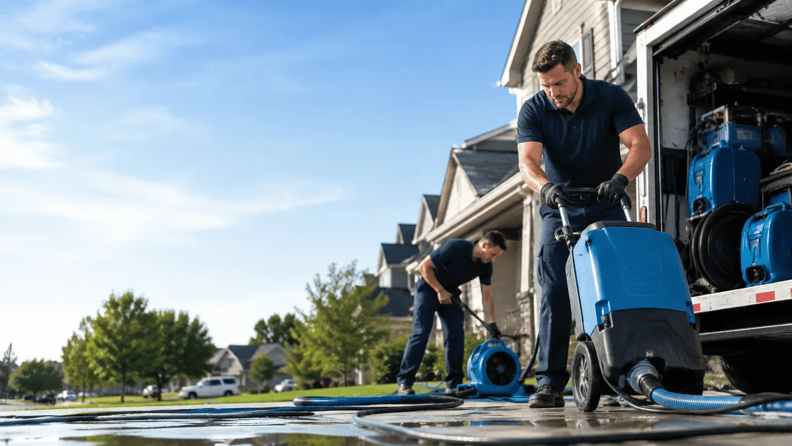 Dehumidification being performed in Loma Linda, CA